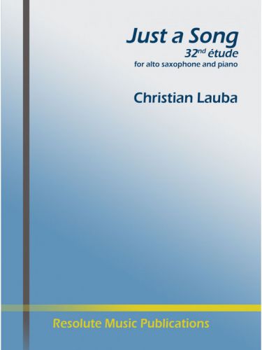 cubierta JUST A SONG Resolute Music Publication