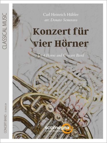 cubierta KONZERT FUR VIER HORNER Scomegna