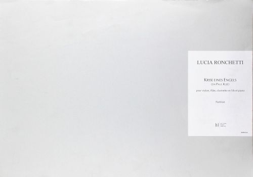 cubierta Krise eines Engels Editions Henry Lemoine