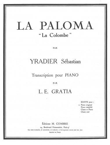 cubierta La Paloma (La Colombe) Combre