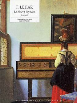 cubierta La Veuve joyeuse - Valse Editions Henry Lemoine