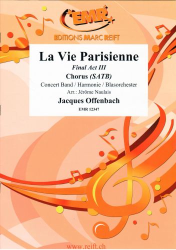 cubierta La Vie Parisienne + Chorus SATB Marc Reift