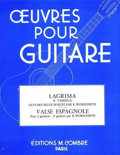 cubierta Lagrima - Valse espagnole Combre