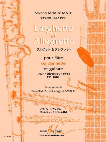 cubierta Larghetto et Allegretto Editions Henry Lemoine