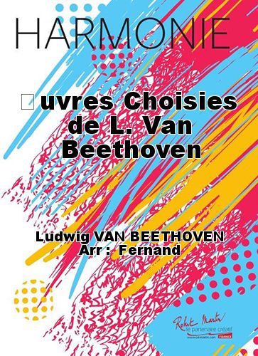 cubierta Las obras seleccionadas. van Beethoven Martin Musique