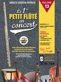 cubierta LE 1ER PETIT FLUTE EN CONCERT Vol. 13 Editions Robert Martin