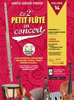 cubierta LE 2EME PETIT FLUTE EN CONCERT Vol. 14 Editions Robert Martin
