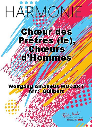 cubierta Chur des Prtres (le), Churs d'Hommes Robert Martin