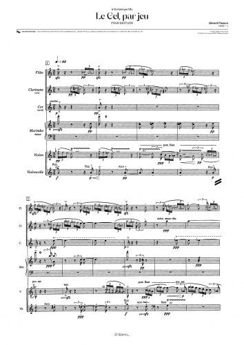 cubierta Le Gel, par jeu Editions Henry Lemoine