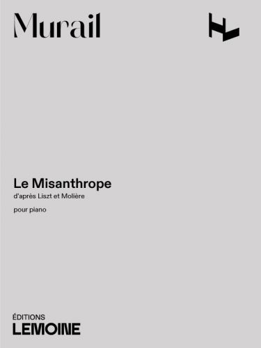 cubierta Le Misanthrope d'apr�s Liszt et Moli�re Editions Henry Lemoine