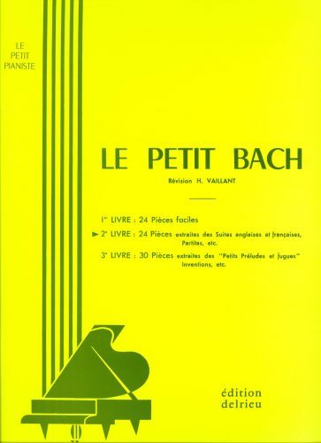 cubierta Le petit Bach Vol.2 Delrieu