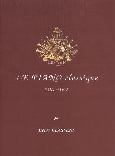 cubierta Le Piano classique Vol.F Combre