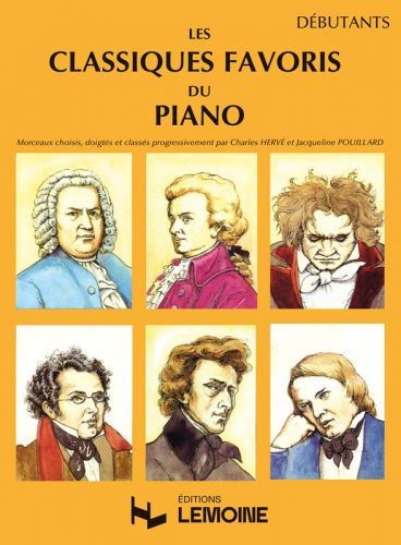 cubierta Les Classiques favoris Dbutants Editions Henry Lemoine