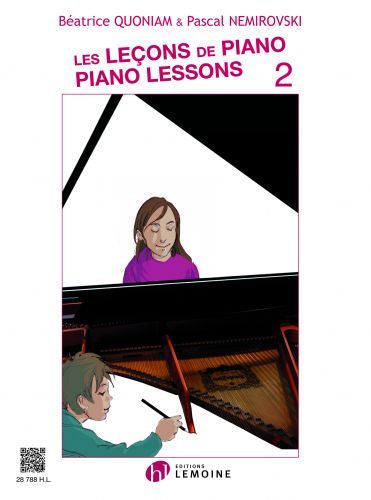 cubierta Les Le�ons de piano 2 Editions Henry Lemoine