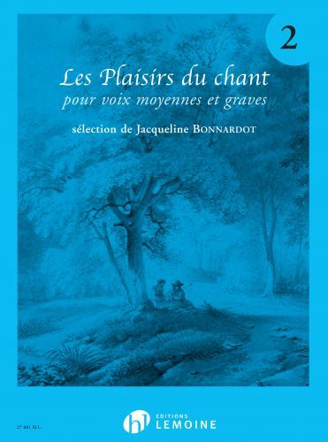 cubierta Les Plaisirs du chant Vol.2 Editions Henry Lemoine
