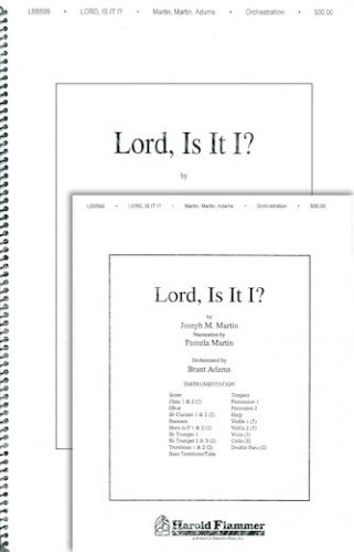 cubierta Lord, Is It I (from Song of the Shadows) Shawnee Press