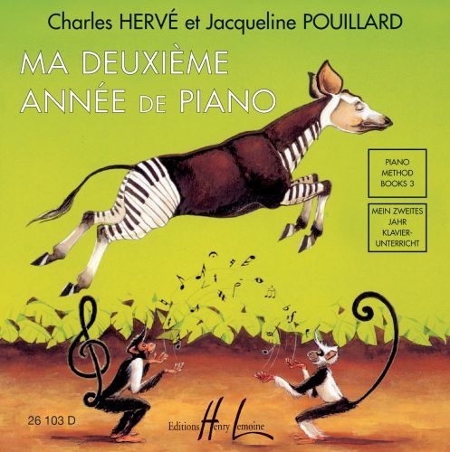 cubierta Ma deuxime anne de piano CD seul Editions Henry Lemoine