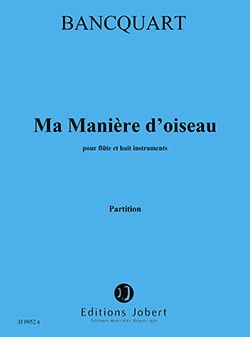 cubierta Ma manière d'oiseau Jobert