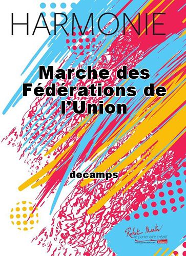 cubierta Marche des Fdrations de l'Union Martin Musique