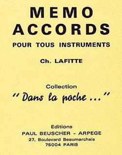 cubierta Mémo accords tous instruments Paul Beuscher