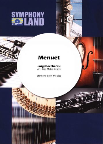 cubierta Menuet (Clarinette Sib et Trio Jazz) Symphony Land