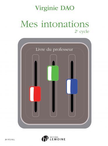 cubierta Mes intonations 2e cycle - Professeur Editions Henry Lemoine