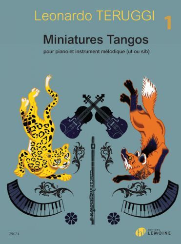 cubierta Miniatures Tangos Vol.1 Editions Henry Lemoine