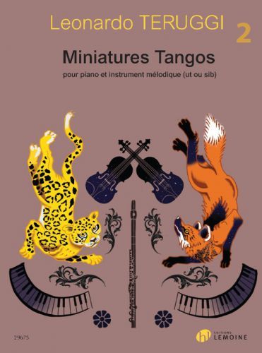 cubierta Miniatures Tangos Vol.2 Editions Henry Lemoine