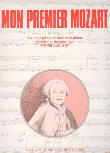 cubierta Mon premier mozart (Auclert) Editions Henry Lemoine