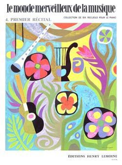 cubierta Monde merveilleux Vol.4 - Premier rcital Editions Henry Lemoine