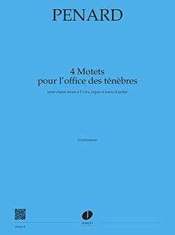 cubierta Motets pour l'Office des Ténèbres (4) Jobert
