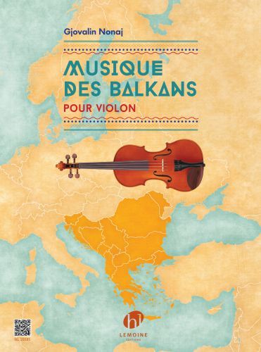 cubierta Musique des Balkans Editions Henry Lemoine