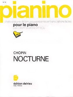 cubierta Nocturne en Mib - Pianino 73 Delrieu