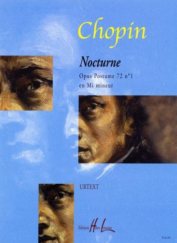 cubierta Nocturne Op.72 n1 en Mi min. Editions Henry Lemoine
