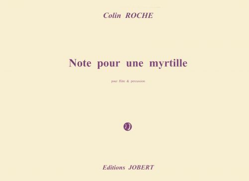 cubierta Note pour une myrtille Jobert