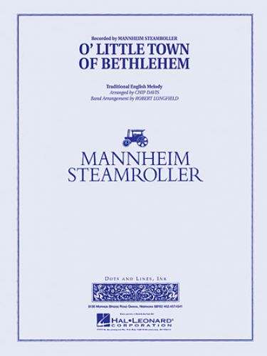 cubierta O Little Town Of Bethlehem Hal Leonard