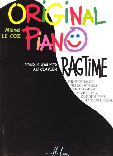 cubierta Original piano ragtime Editions Henry Lemoine