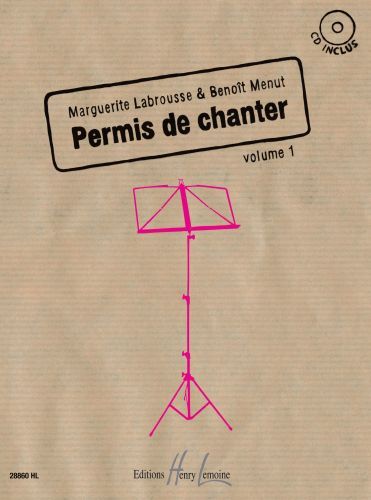 cubierta Permis de chanter Vol.1 Editions Henry Lemoine