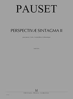 cubierta Perspectivae Sintagma II Editions Henry Lemoine