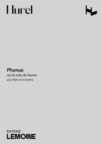 cubierta Phonus ou La Voix du Faune Editions Henry Lemoine