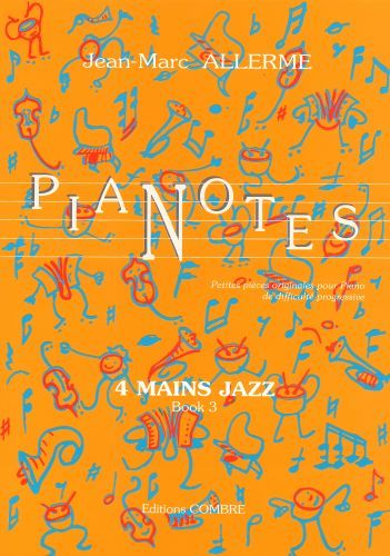 cubierta Pianotes 4 mains Jazz Book 3 Combre