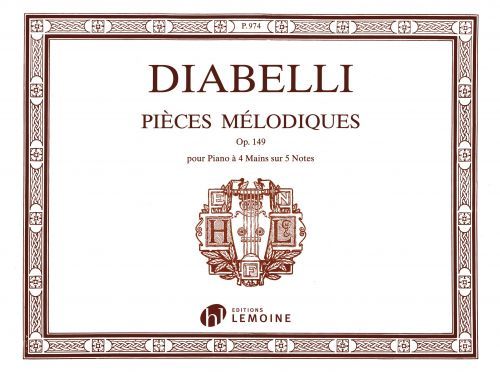 cubierta Pièces mélodiques Op.149 Editions Henry Lemoine