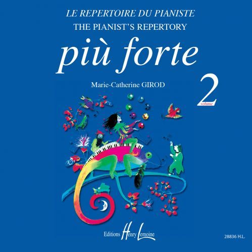 cubierta Piu forte Vol.2 CD seul Editions Henry Lemoine