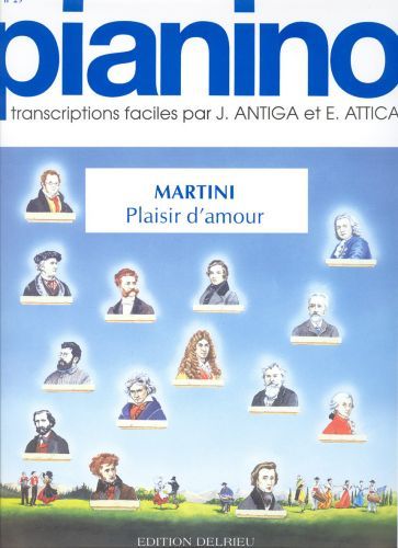 cubierta Plaisir d'amour - Pianino 29 Delrieu