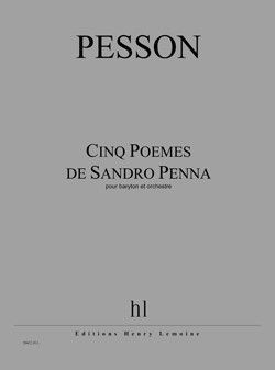 cubierta Pomes de Sandro Penna (5) Editions Henry Lemoine