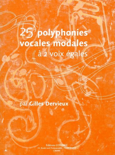 cubierta Polyphonies vocales modales (25)  2 voix gales Combre