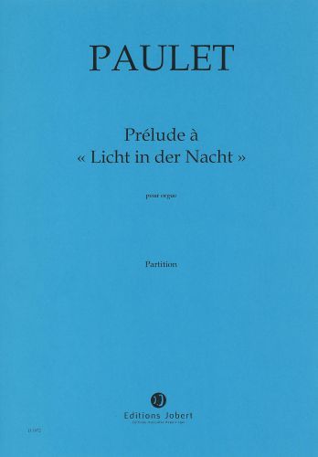 cubierta Prlude  ''Licht in der Nacht'' Jobert