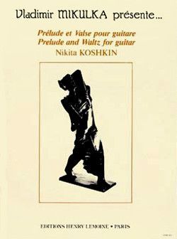 cubierta Prlude et Valse Editions Henry Lemoine