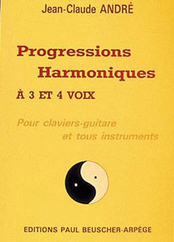 cubierta Progressions harmoniques  3 et 4 voix Paul Beuscher