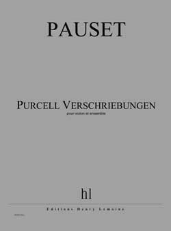 cubierta Purcell Verschriebungen Editions Henry Lemoine